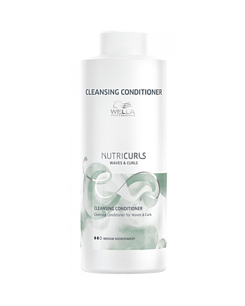 Wella Nutricurls - Очищающий бальзам для вьющихся и кудрявых волос 1000 мл - hairs-russia.ru